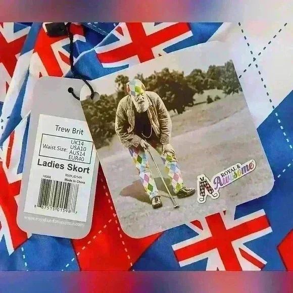 ROYAL & AWESOME TREW BRIT SKORTS. - Picture 4 of 6